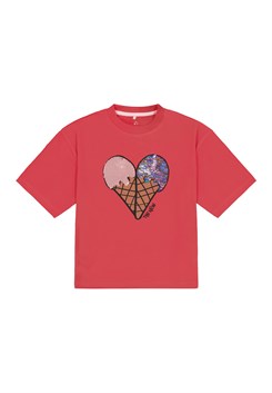 The New Jemma T-shirt SS - Geranium